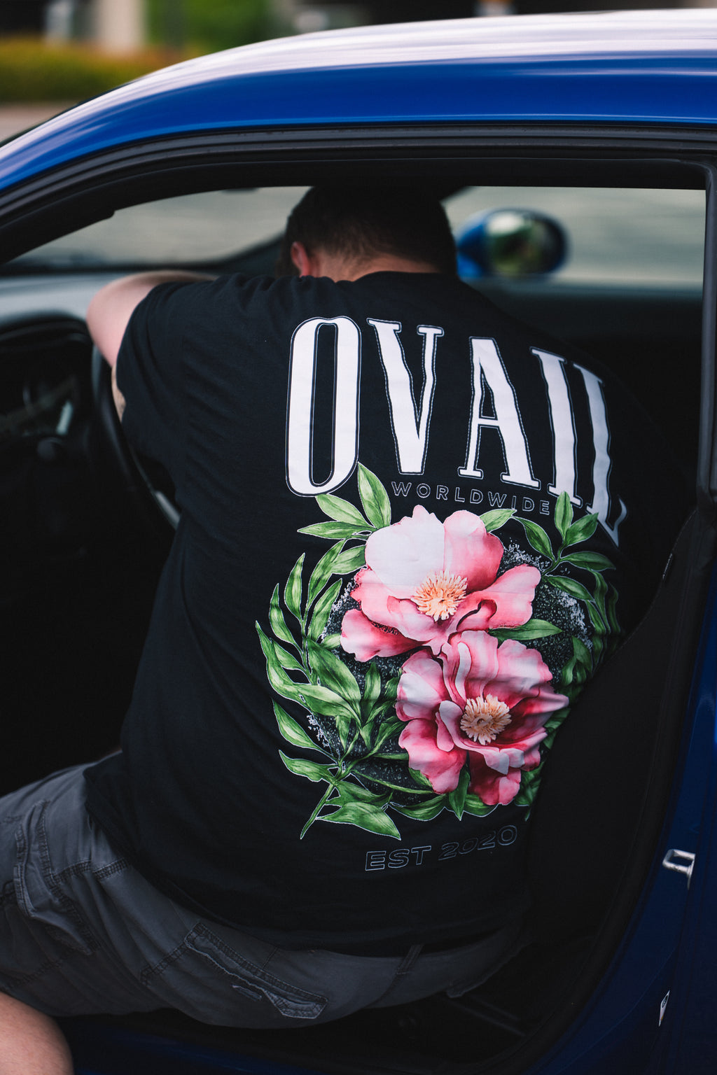 OVAIL Floral Graphic Tee – Bold Meets Bloom 🌸