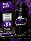 Ovail Graffiti Sticker 3 Pack